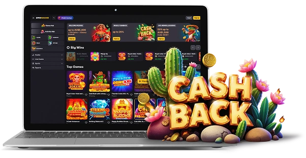 Spinmacho Casino Australia Desktop
